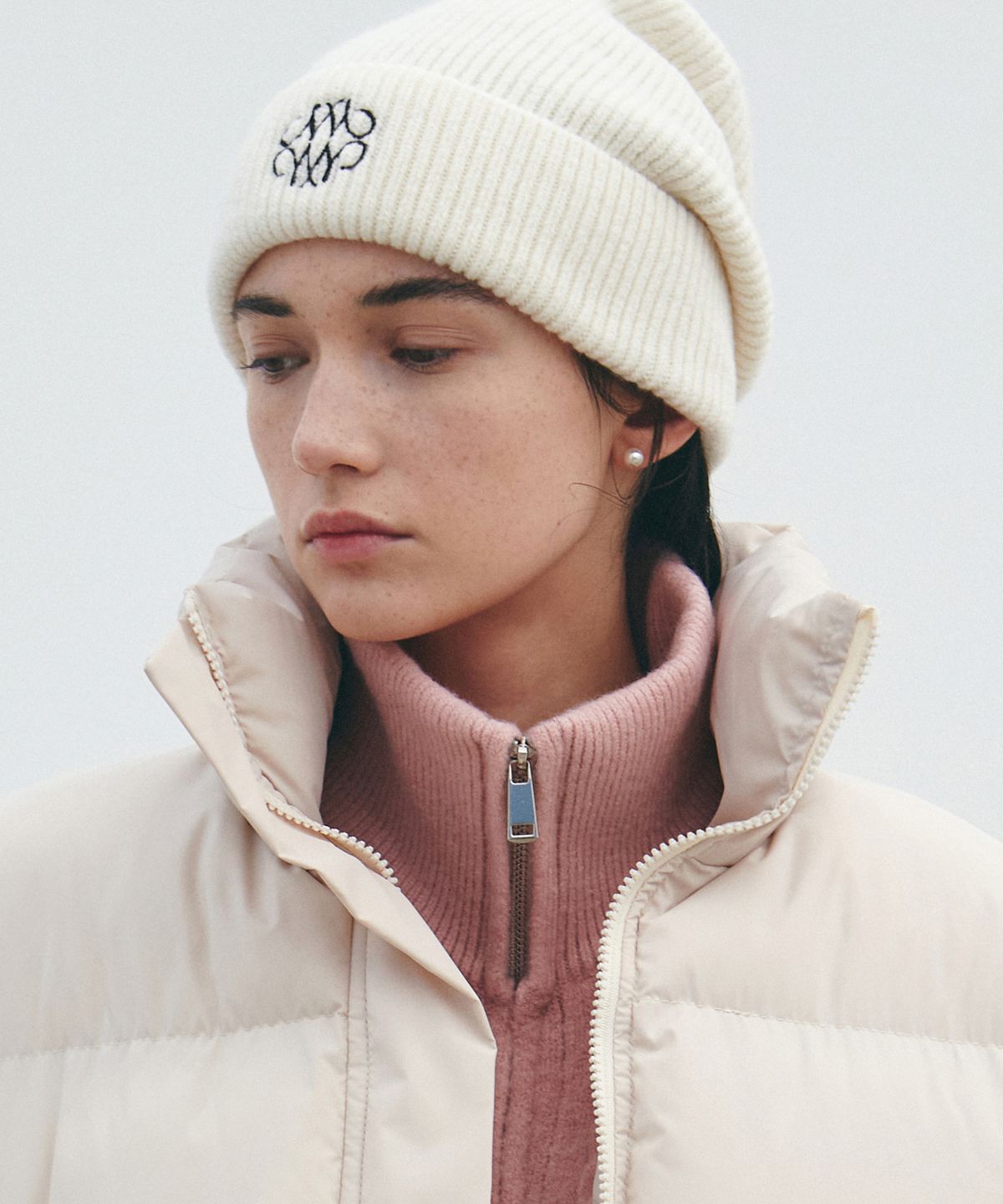 닉앤니콜(NICK&NICOLE) NICOLE WOOL SOFT BEANIE_CREAM