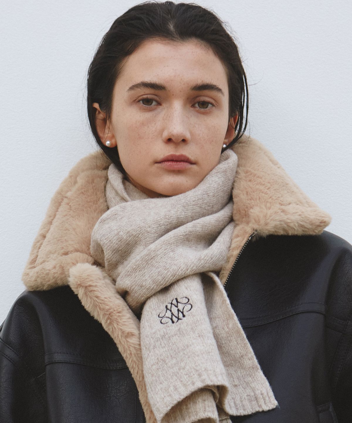 닉앤니콜(NICK&NICOLE) NICOLE PREMIUM WOOL MUFFLER_OATMEAL