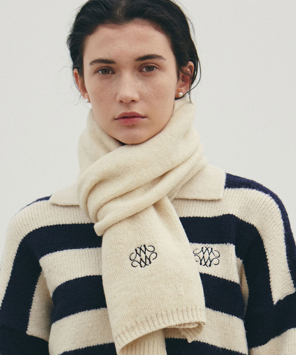 닉앤니콜(NICK&NICOLE) NICOLE PREMIUM WOOL MUFFLER_CREAM