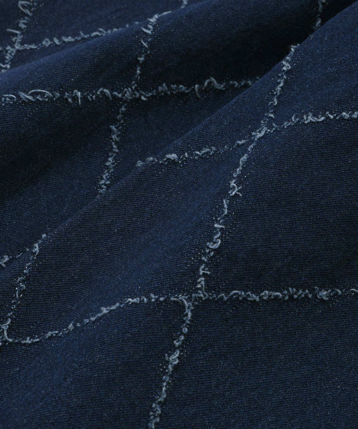 비전스트릿웨어(VISION STREETWEAR) VSW Check Denim Pants Indigo Blue
