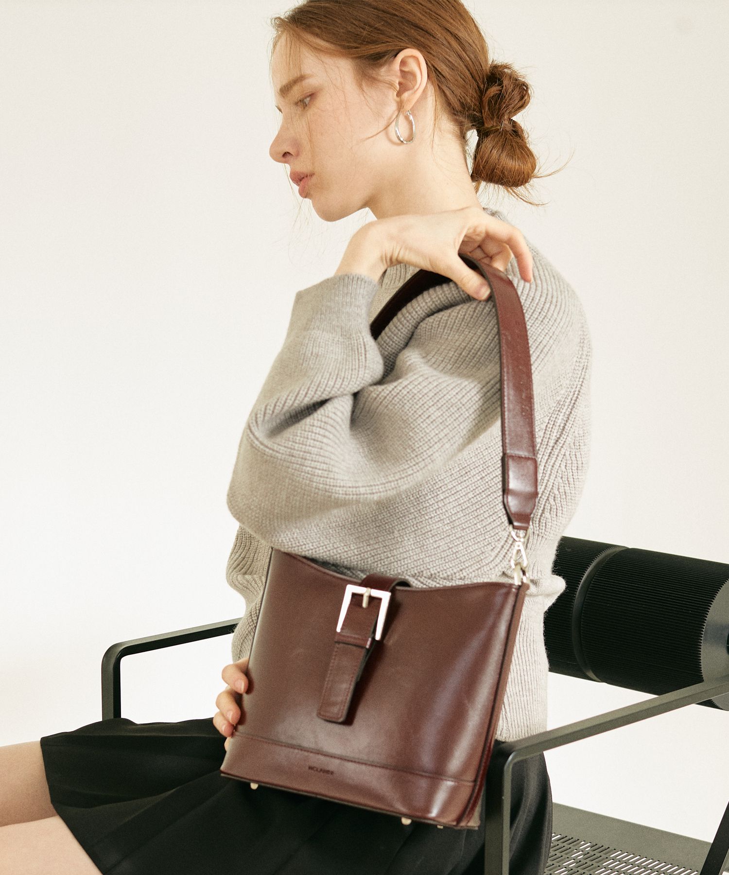 ☆MCLANEE☆ Pennant shoulder and crossbody bag phenan MUSINSA | MCLANEE Pennon shoulder and crossbody bag