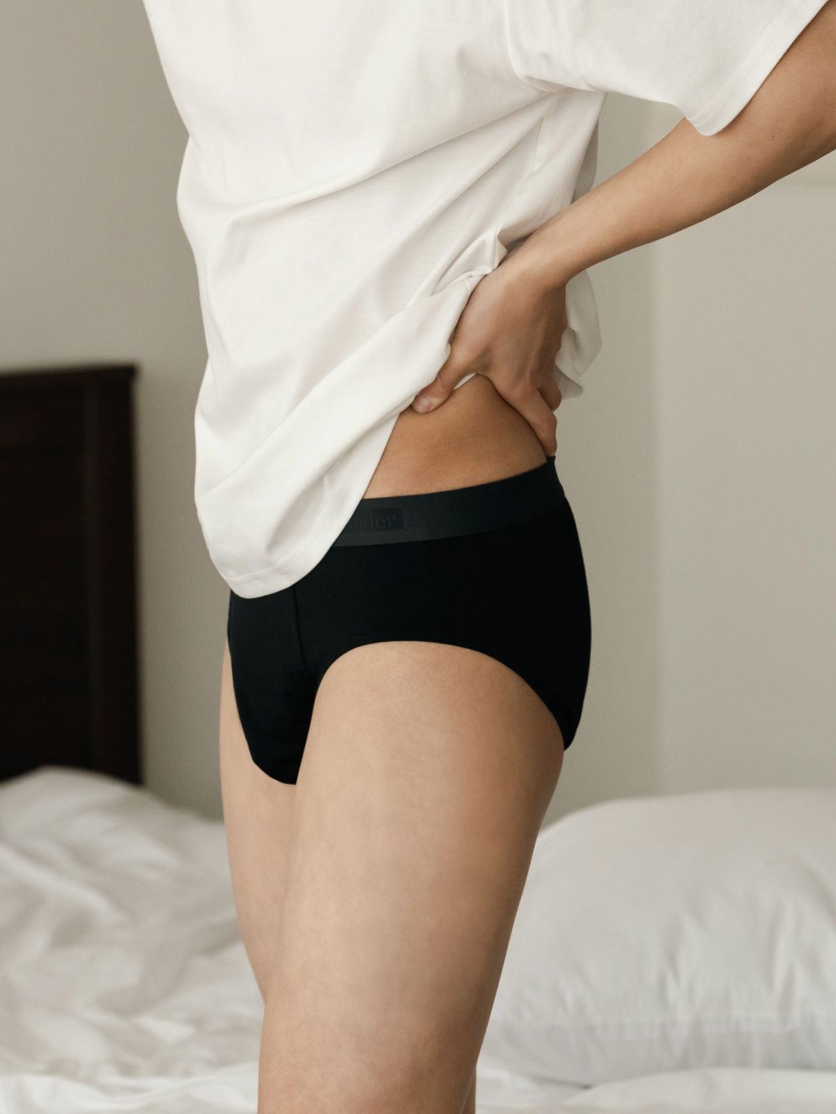 미언더(MEUNDER) [M] 나무 삼각팬티 베이직 3P