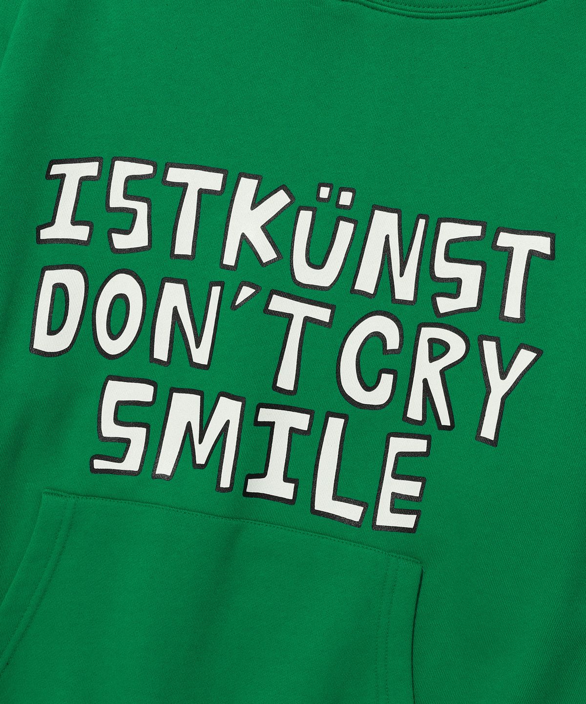 이스트쿤스트(ISTKUNST) DONT CRY HOODIE_GREEN(IK2DSMM408A)