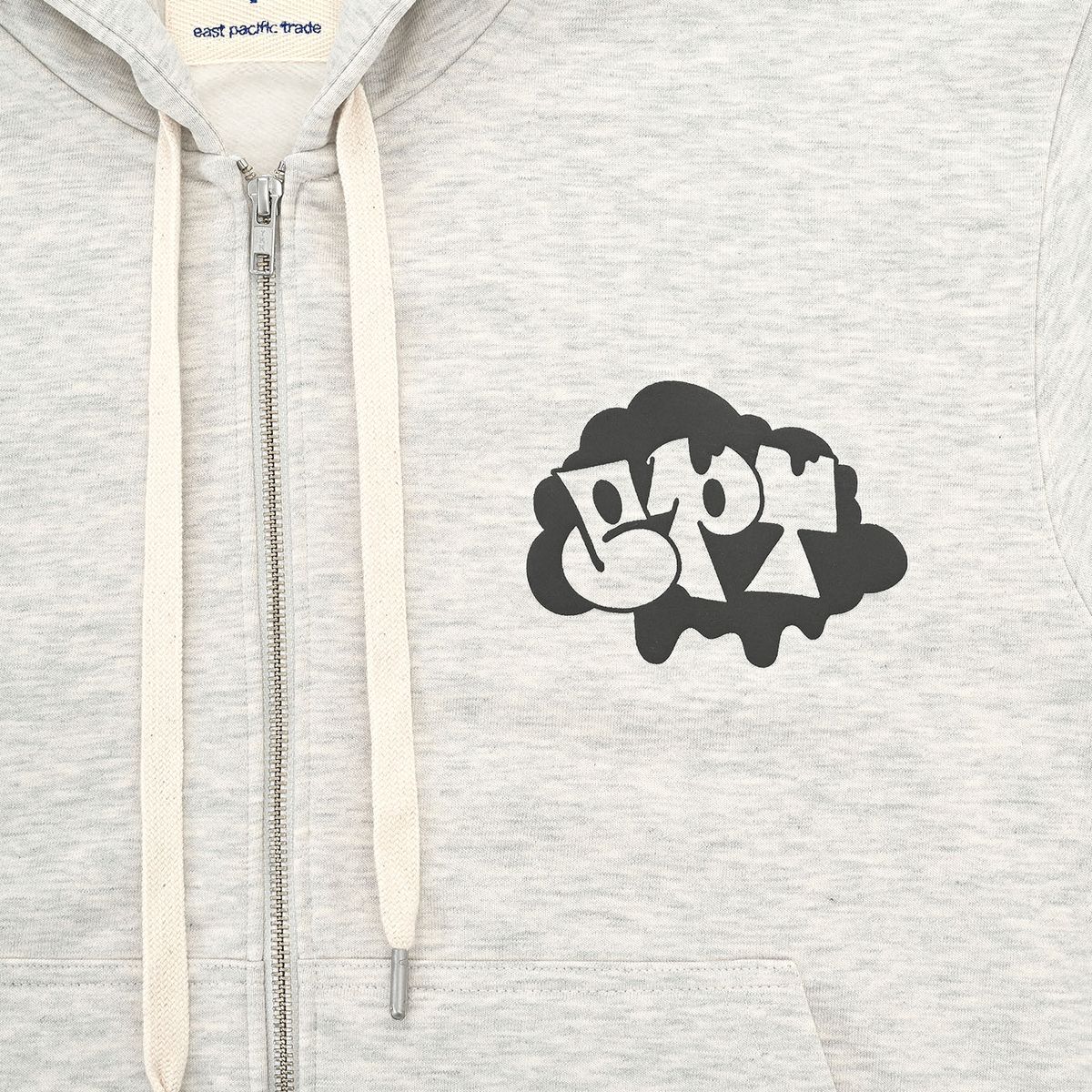 이피티(EPT) GRAFFITI ZIP UP HOODIE (OATMEAL)