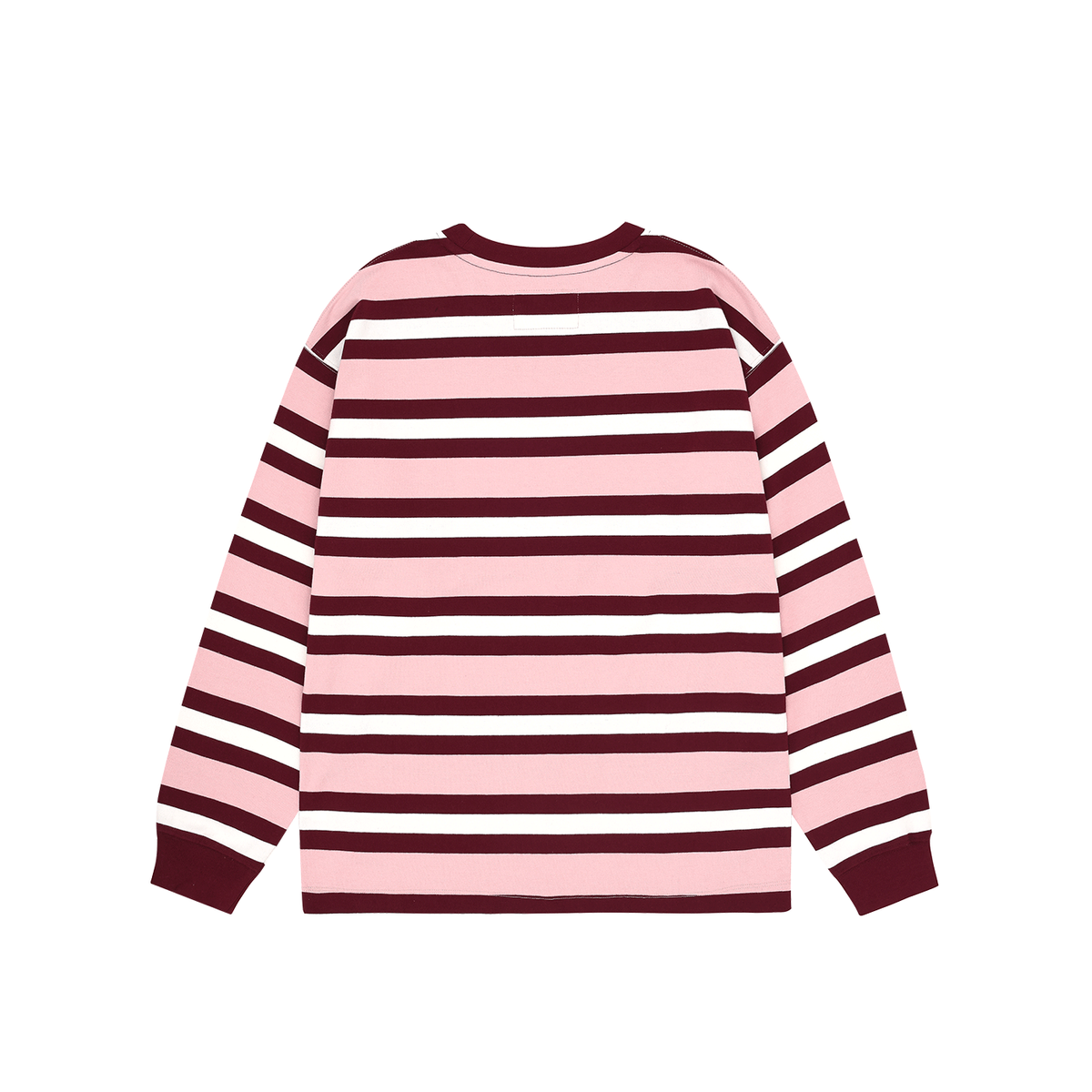 이피티(EPT) STRIP LONG SLEEVE (PINK/BURGUNDY)