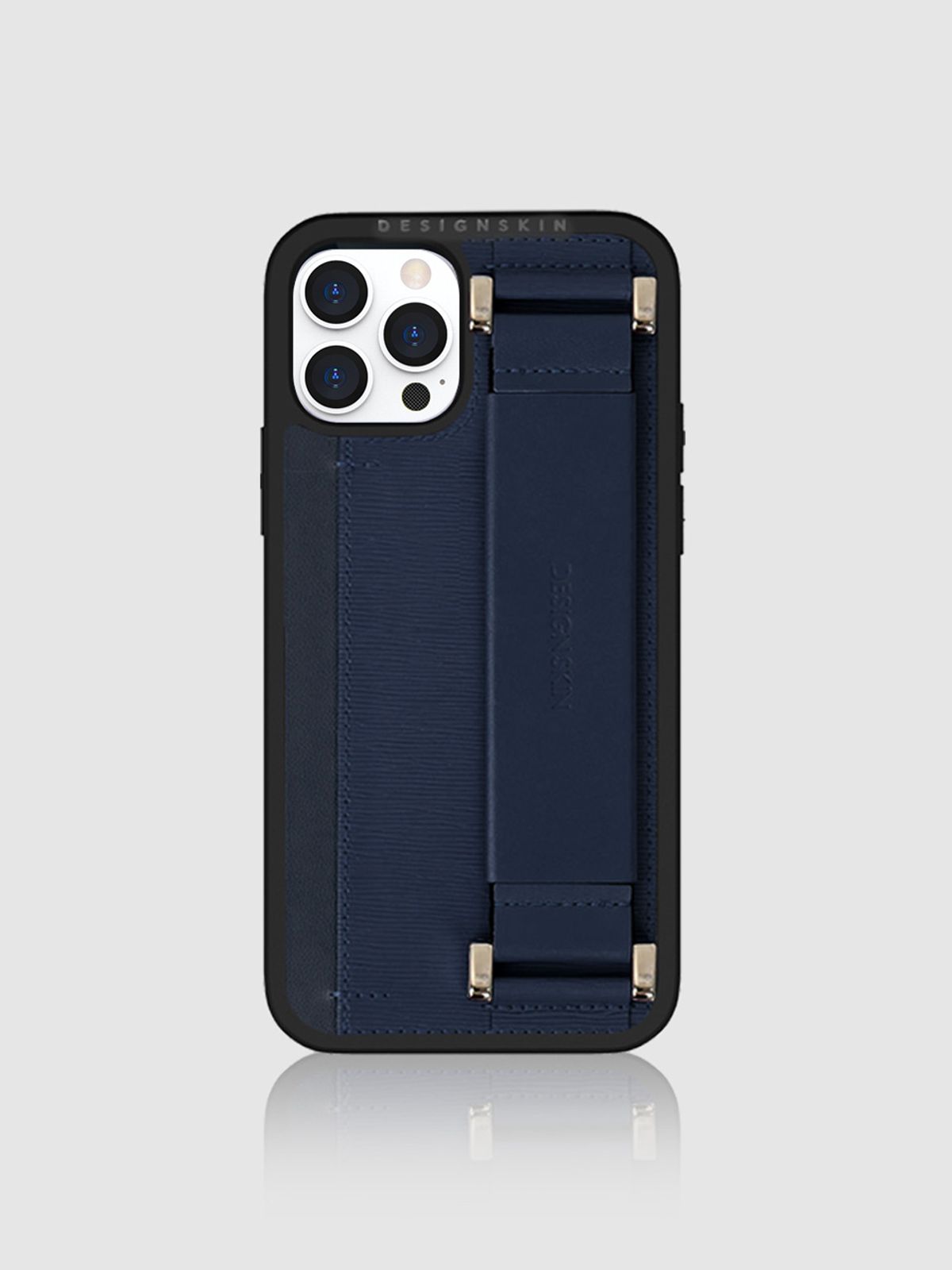 디자인스킨(DESIGNSKIN) 아이폰/갤럭시/갤럭시노트 밴딩 레더 스트랩 케이스