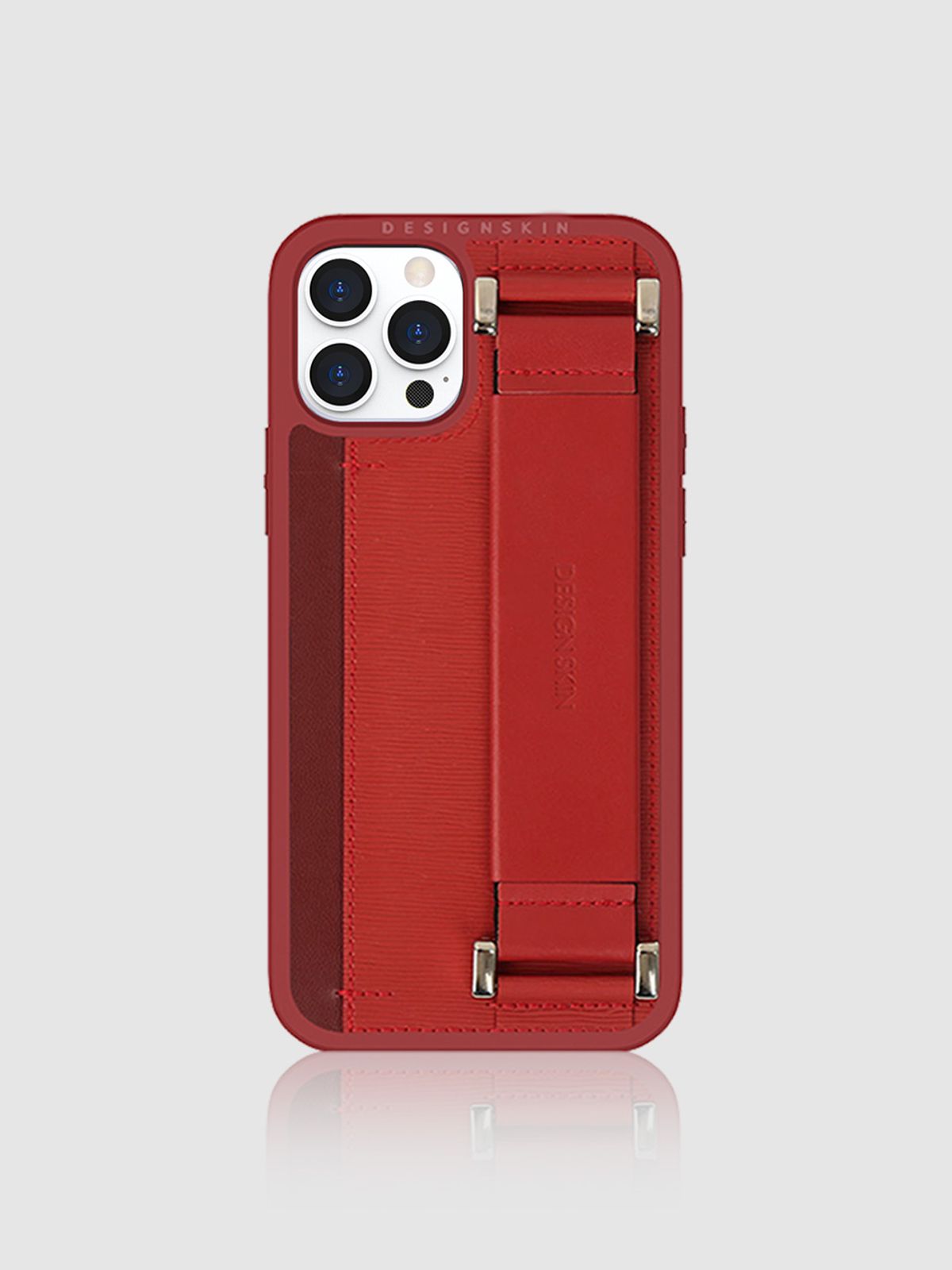 디자인스킨(DESIGNSKIN) 아이폰/갤럭시/갤럭시노트 밴딩 레더 스트랩 케이스