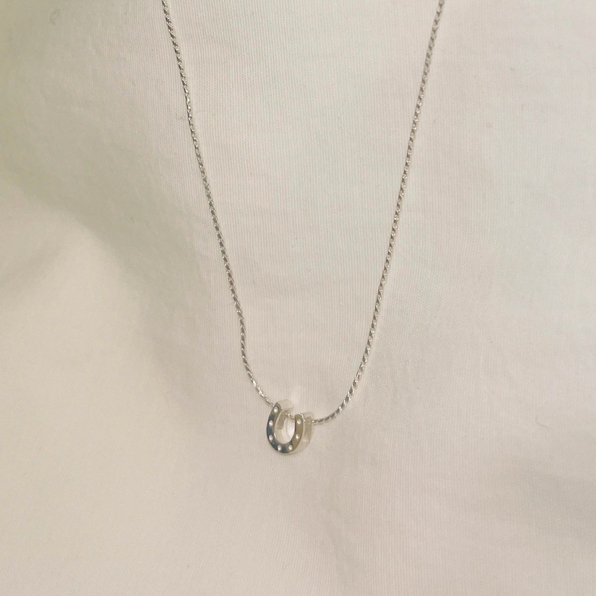 마이오믈렛(MY OMELET) [92.5 silver]행운의 말발굽 실버 목걸이