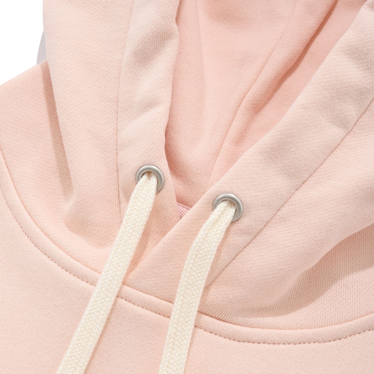 키르시(KIRSH) 체리 아치 로고 크롭 후드 [살몬]