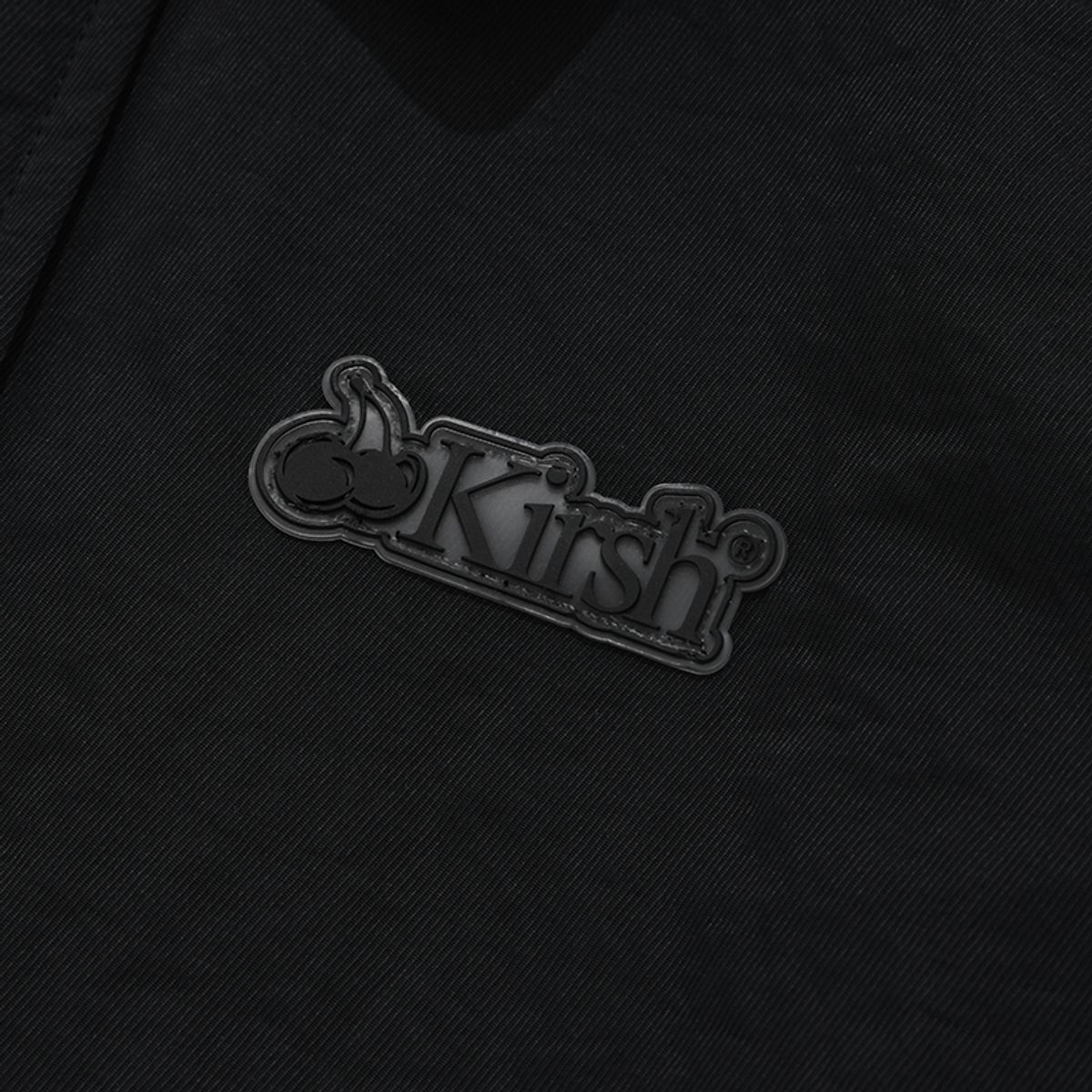 키르시(KIRSH) 체리 세미 크롭 우븐 자켓 [블랙]