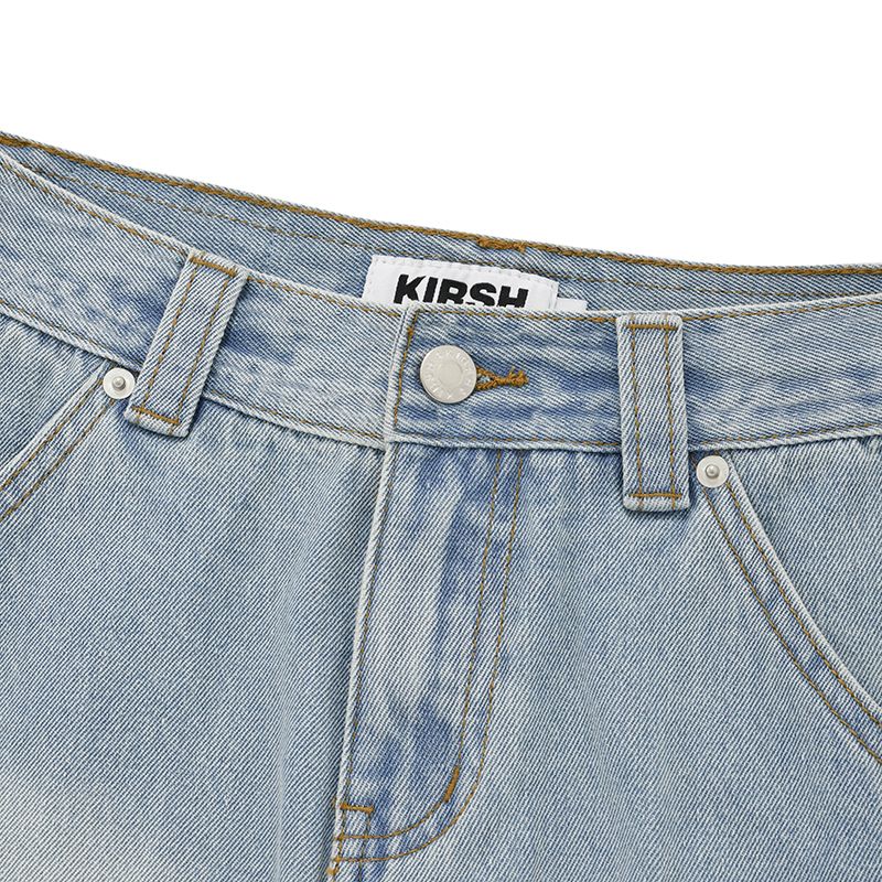 ワンピース KIRSH Cherry Denim Pleated Mini Skirt Light Blue KKSMCDK502M CHERRY DENIM PLEATS MINI SKIRT [LIGHT BLUE] - KIRSH | 60