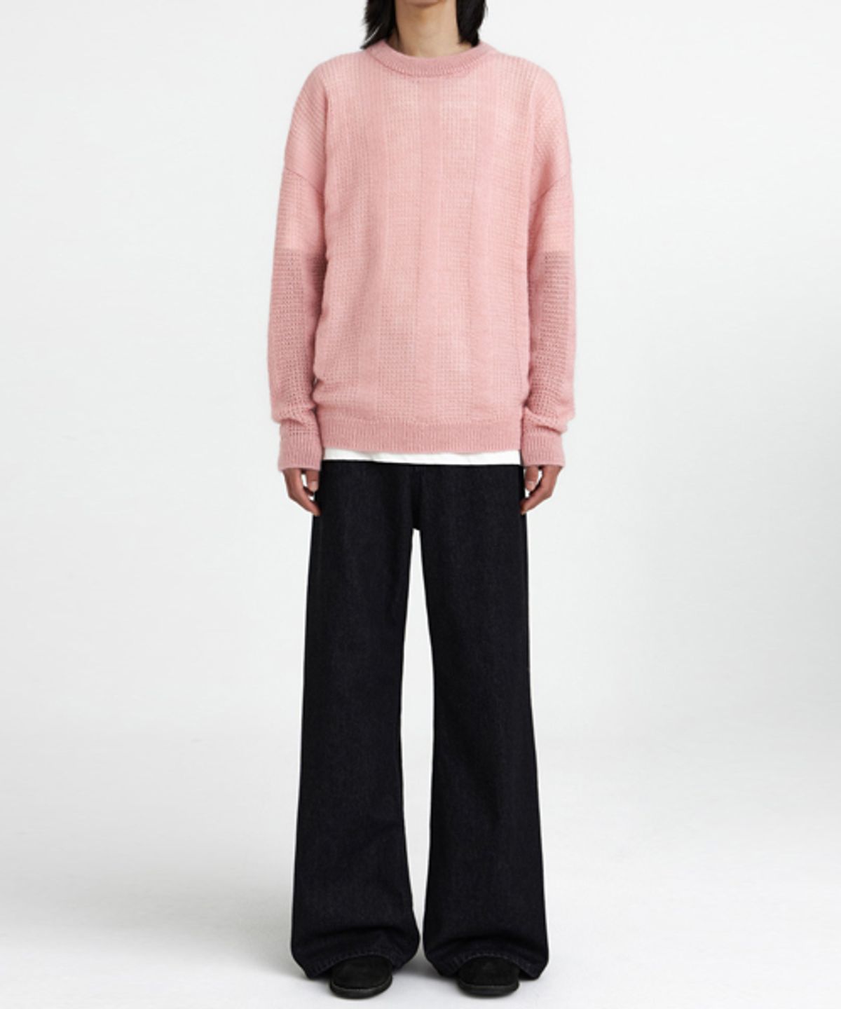 유스(YOUTH) Mohair Crew-neck Knit