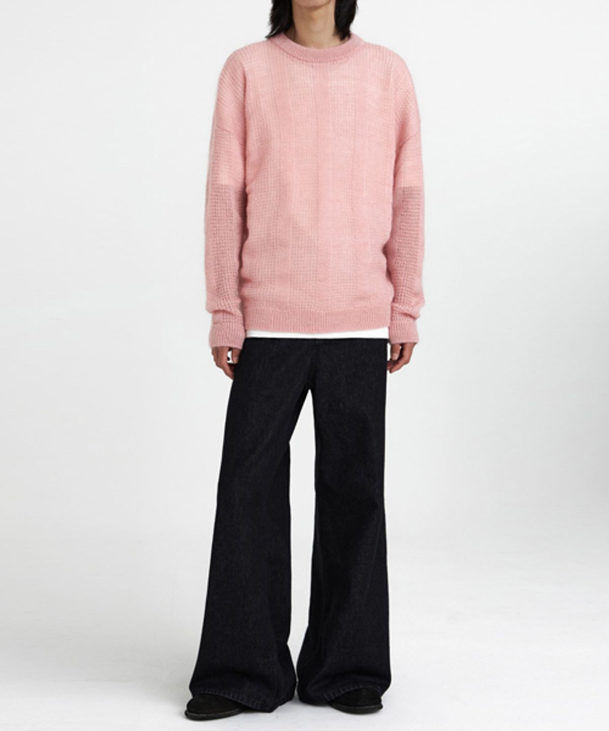 유스(YOUTH) Mohair Crew-neck Knit