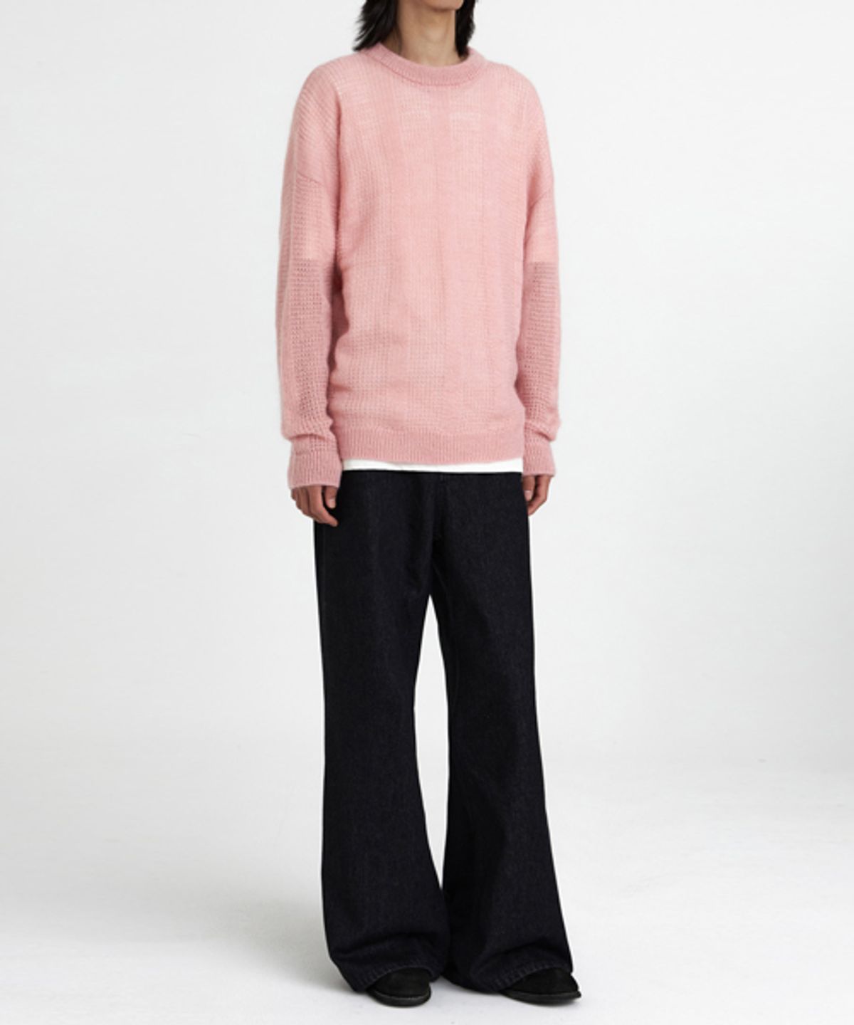 유스(YOUTH) Mohair Crew-neck Knit