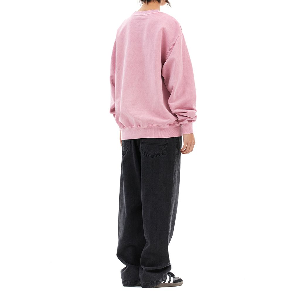 MUSINSA | MAHAGRID DON'T PANIC PIGMENT SWEATSHIRT PINK