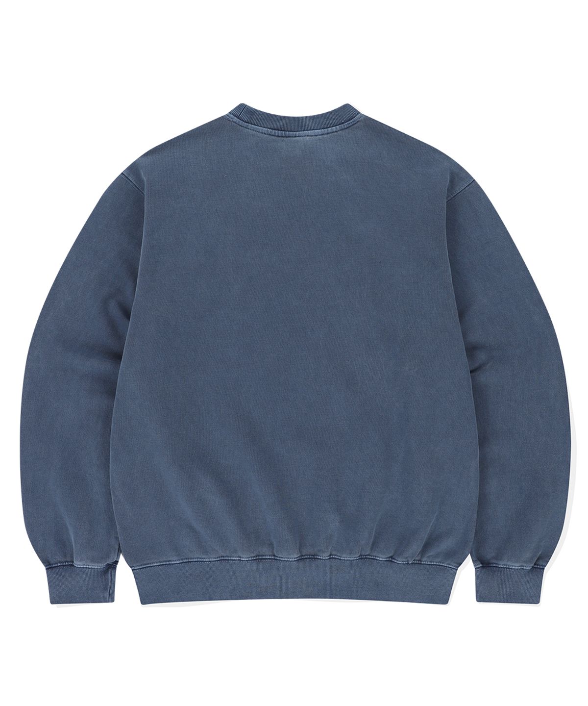 마하그리드(MAHAGRID) DON’T PANIC PIGMENT SWEATSHIRT NAVY(MG2DSMM441A)