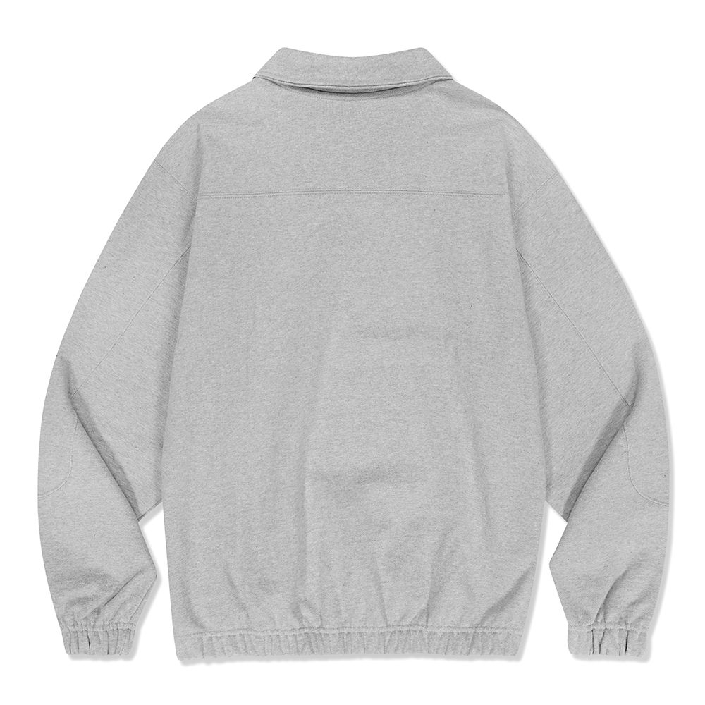 BANDEL ジャガードリブモックシャツ M ライトグレー BANDEL ジャガード