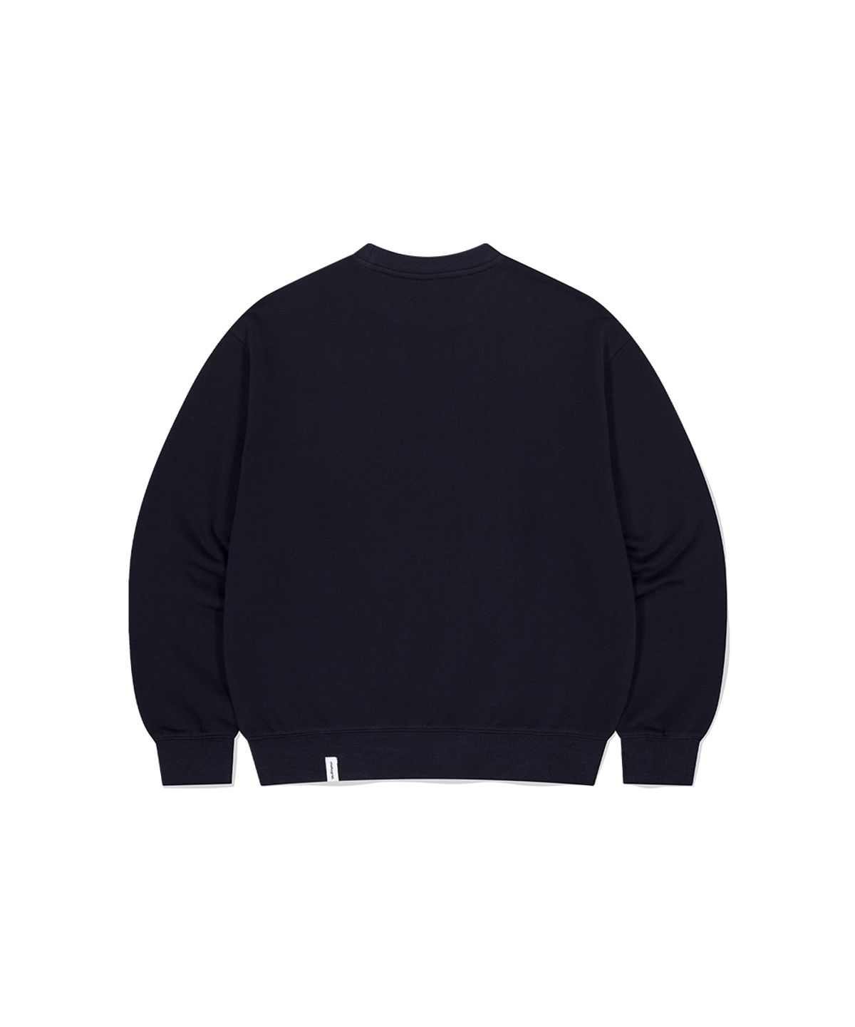 마하그리드(MAHAGRID) CURVED LOGO SWEATSHIRT NAVY(MG2DSMM440A)