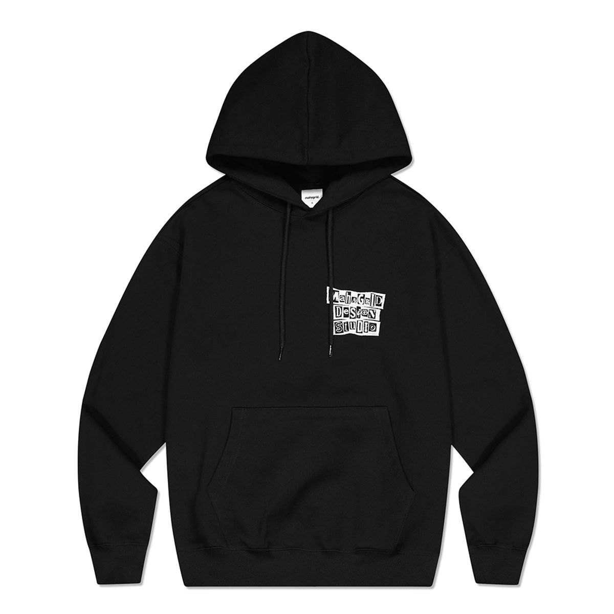 마하그리드(MAHAGRID) RANSOM NOTE HOODIE BLACK(MG2DSMM401A)