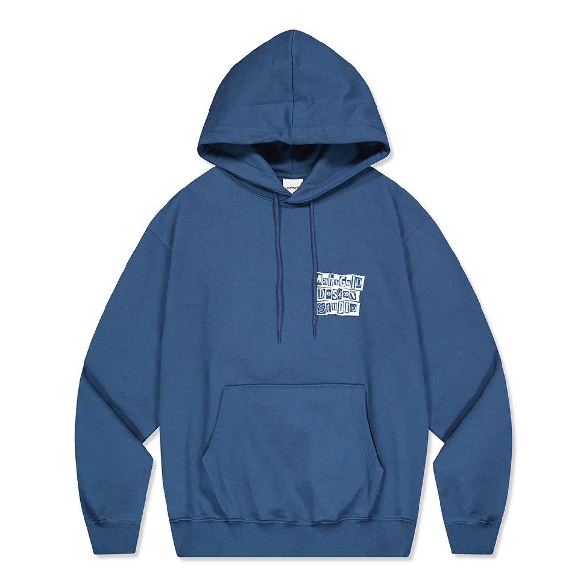 마하그리드(MAHAGRID) RANSOM NOTE HOODIE NAVY(MG2DSMM401A)