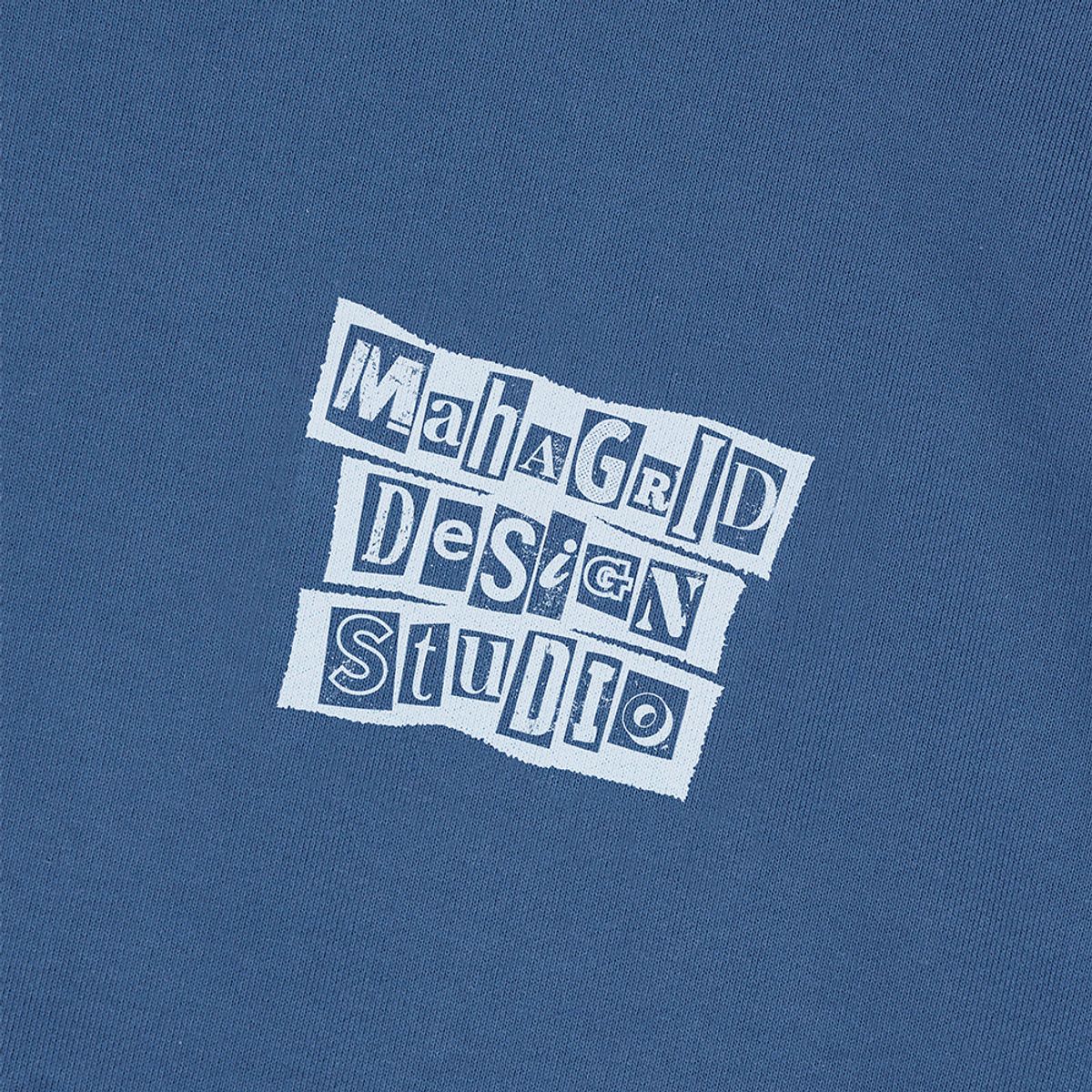 마하그리드(MAHAGRID) RANSOM NOTE HOODIE NAVY(MG2DSMM401A)