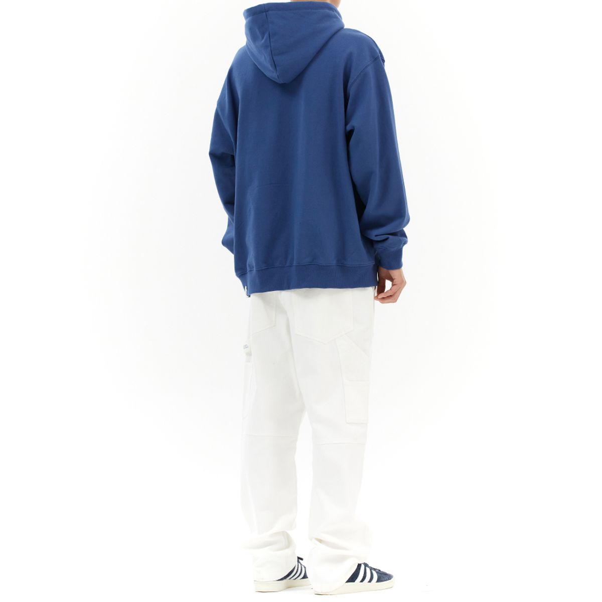 마하그리드(MAHAGRID) GOTHIC LOGO HOODIE NAVY(MG2DSMM403A)