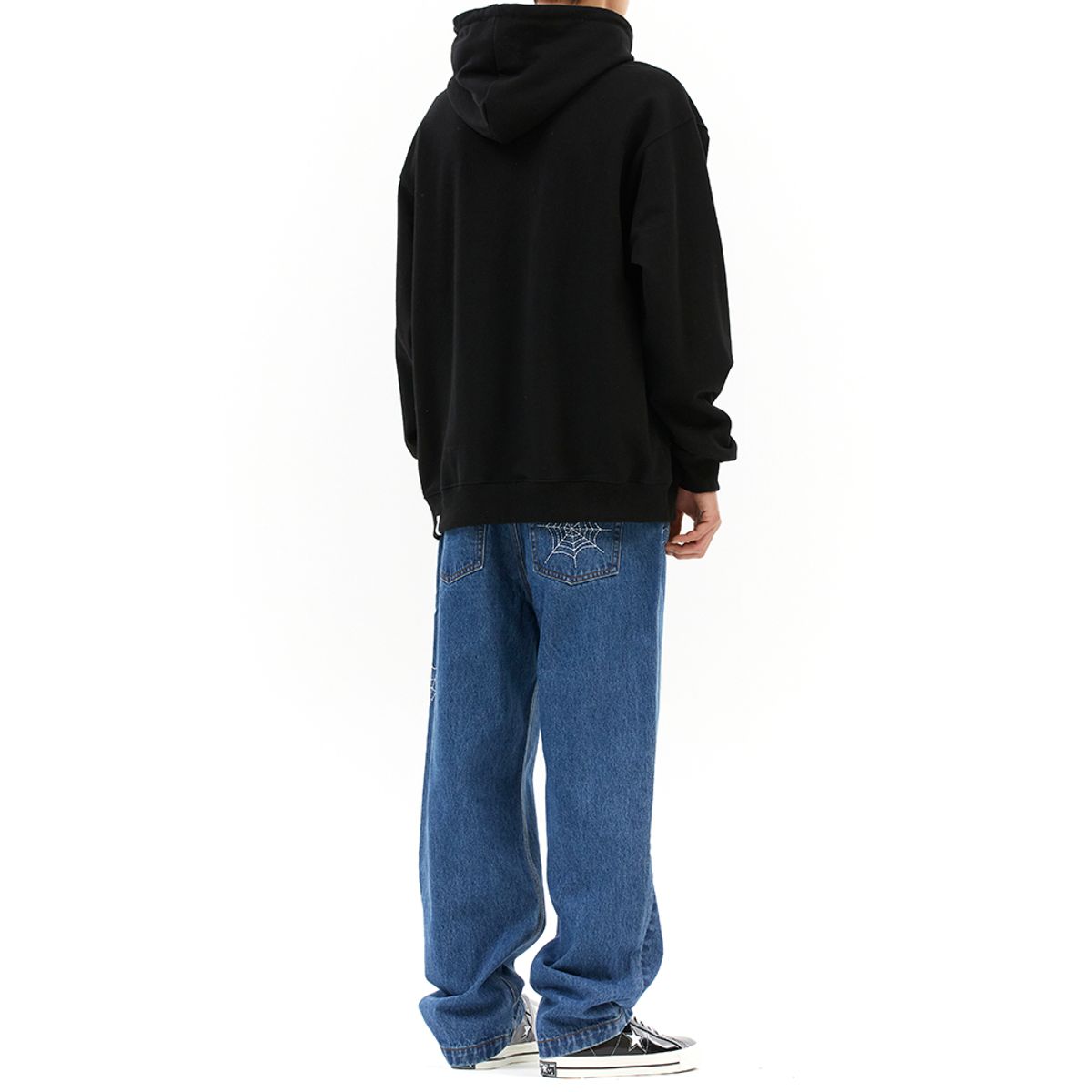 마하그리드(MAHAGRID) GOTHIC LOGO HOODIE BLACK(MG2DSMM403A)
