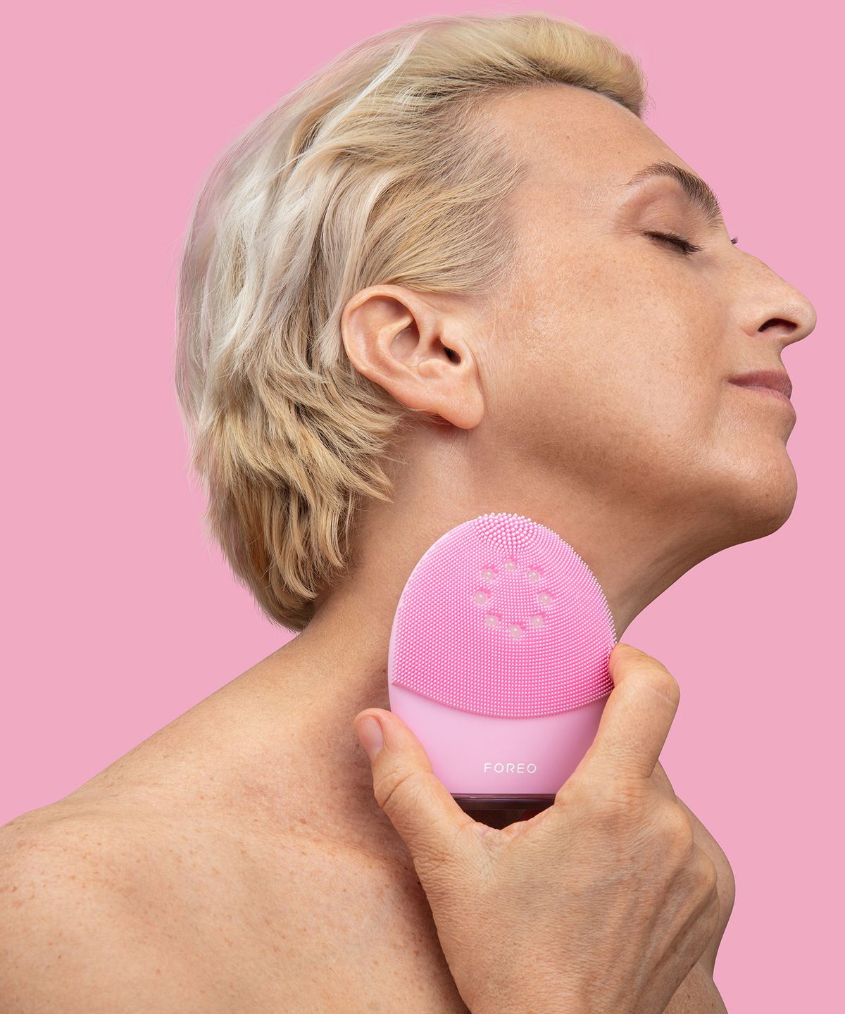포레오(FOREO) [쇼핑백 증정/미세전류 클렌징 다비아스] 루나 4 플러스 (민감성 피부)