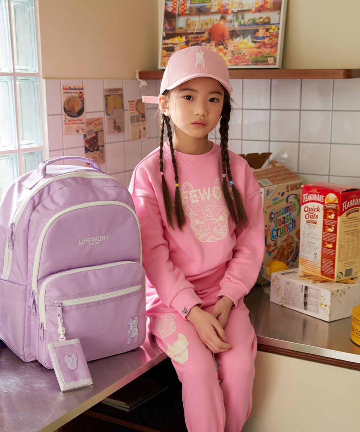 라이프워크 키즈(LIFEWORK KIDS) 키즈) 배리어스 라독 맨투맨