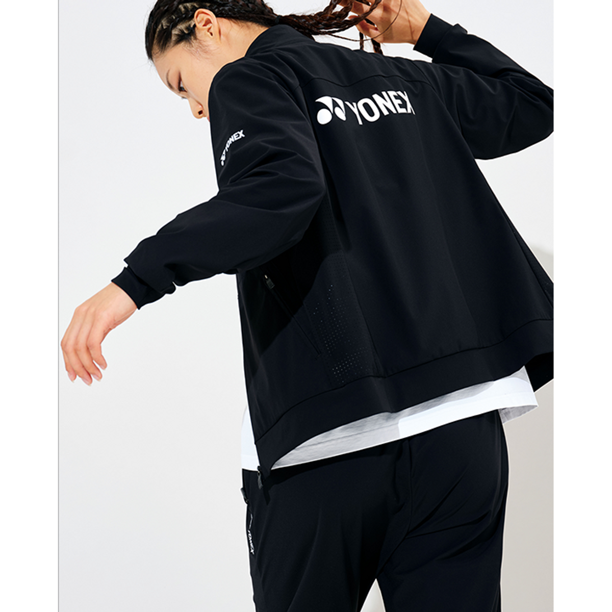 요넥스(YONEX) 223WU004F 블랙 여성 뉴핏 트레이닝 자켓