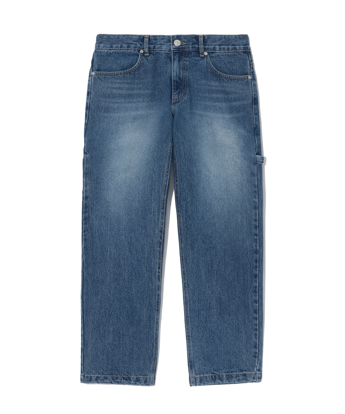 그루브라임(GROOVE RHYME) CARPENTER DENIM PANTS (DARK BLUE) [LRRSDDS109M]
