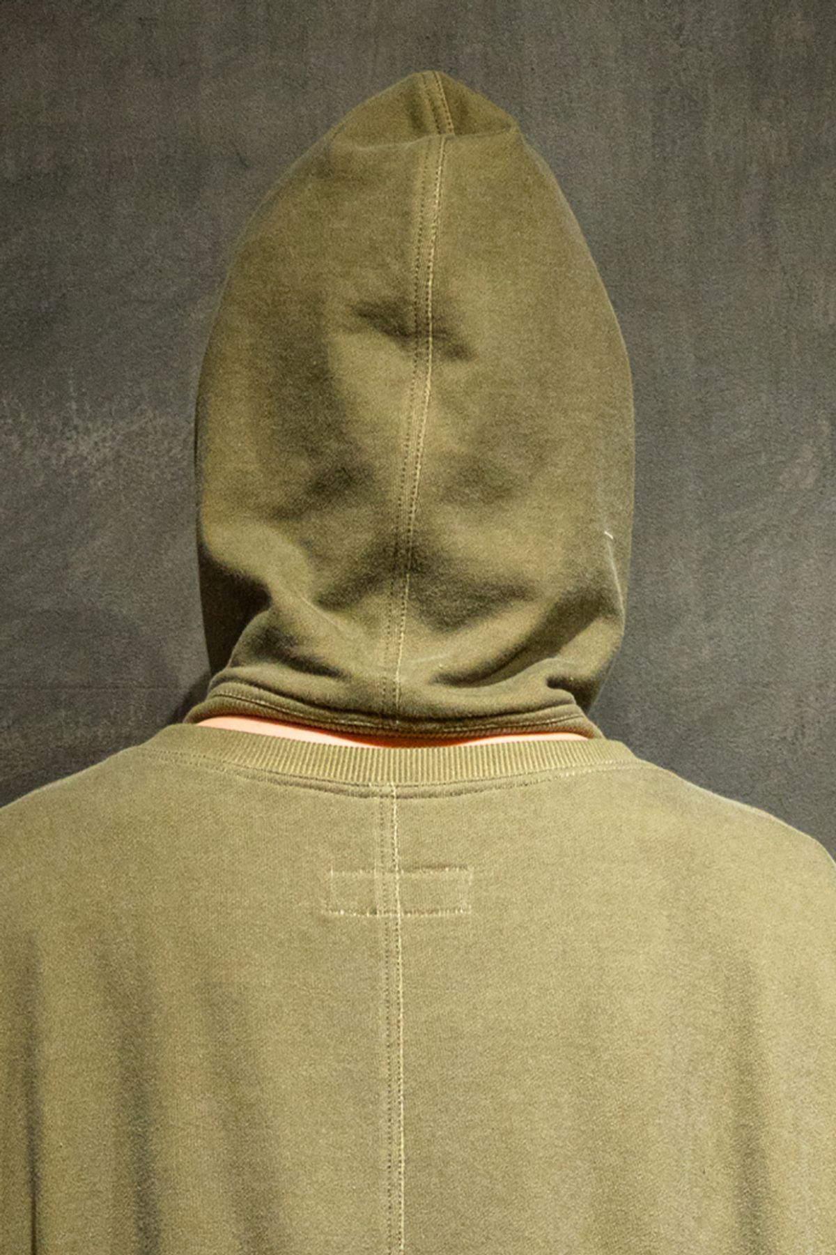 아스파라거스(ASPARAGUS) T-shirt Panel Layered Hoodie-KH