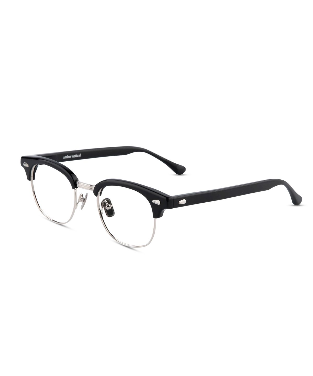 앰버옵티컬(AMBEROPTICAL) 행크 51 블랙 실버