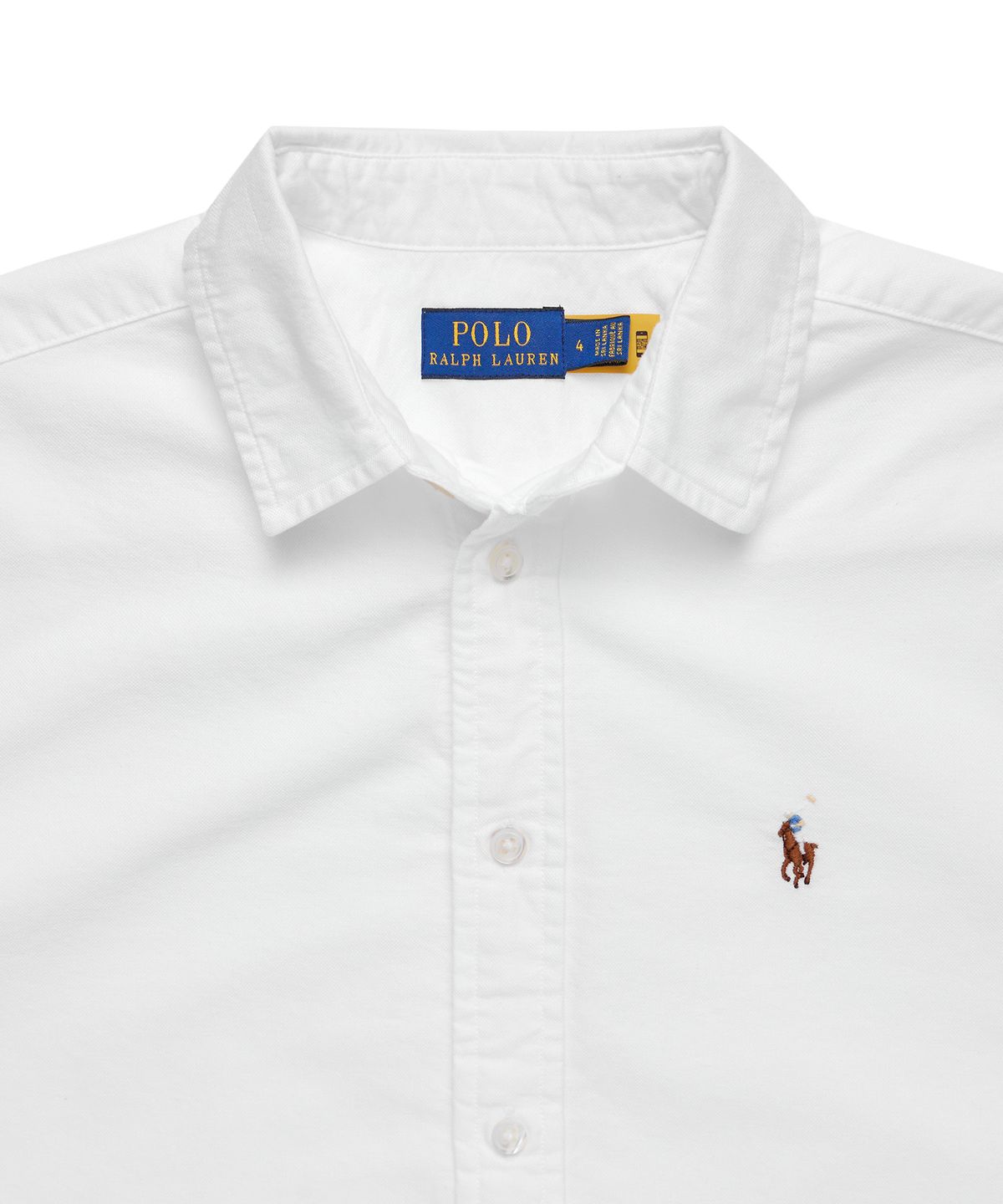 폴로 랄프 로렌(POLO RALPH LAUREN) W 클래식핏 옥스포드 셔츠 - 화이트