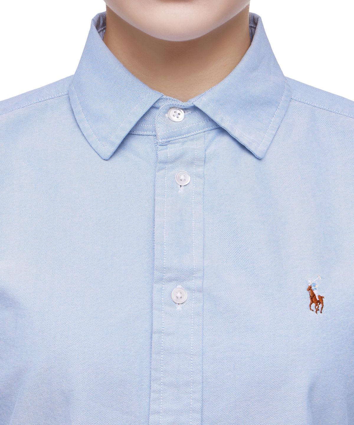폴로 랄프 로렌(POLO RALPH LAUREN) W 클래식핏 옥스포드 셔츠 - 블루