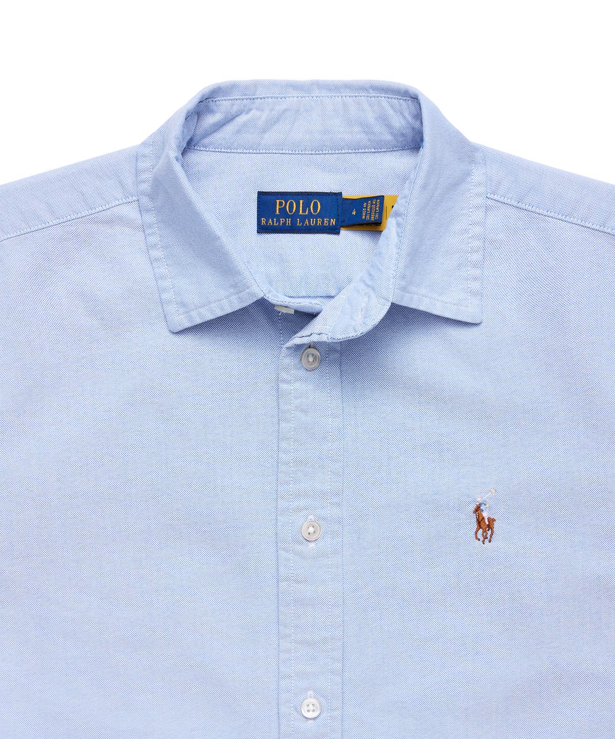 폴로 랄프 로렌(POLO RALPH LAUREN) W 클래식핏 옥스포드 셔츠 - 블루