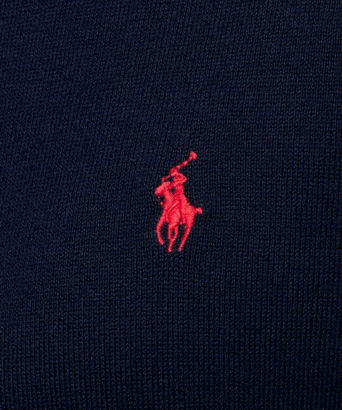 폴로 랄프 로렌(POLO RALPH LAUREN) W 코튼 블렌드 카디건 - 네이비