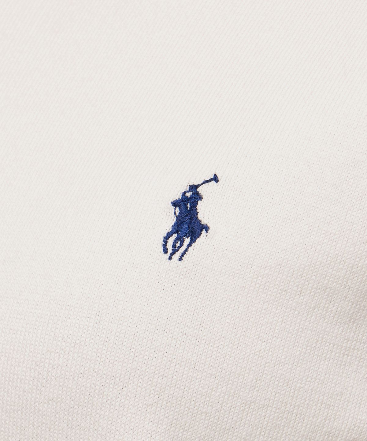 폴로 랄프 로렌(POLO RALPH LAUREN) W 코튼 블렌드 숏 슬리브 스웨터 - 아이보리