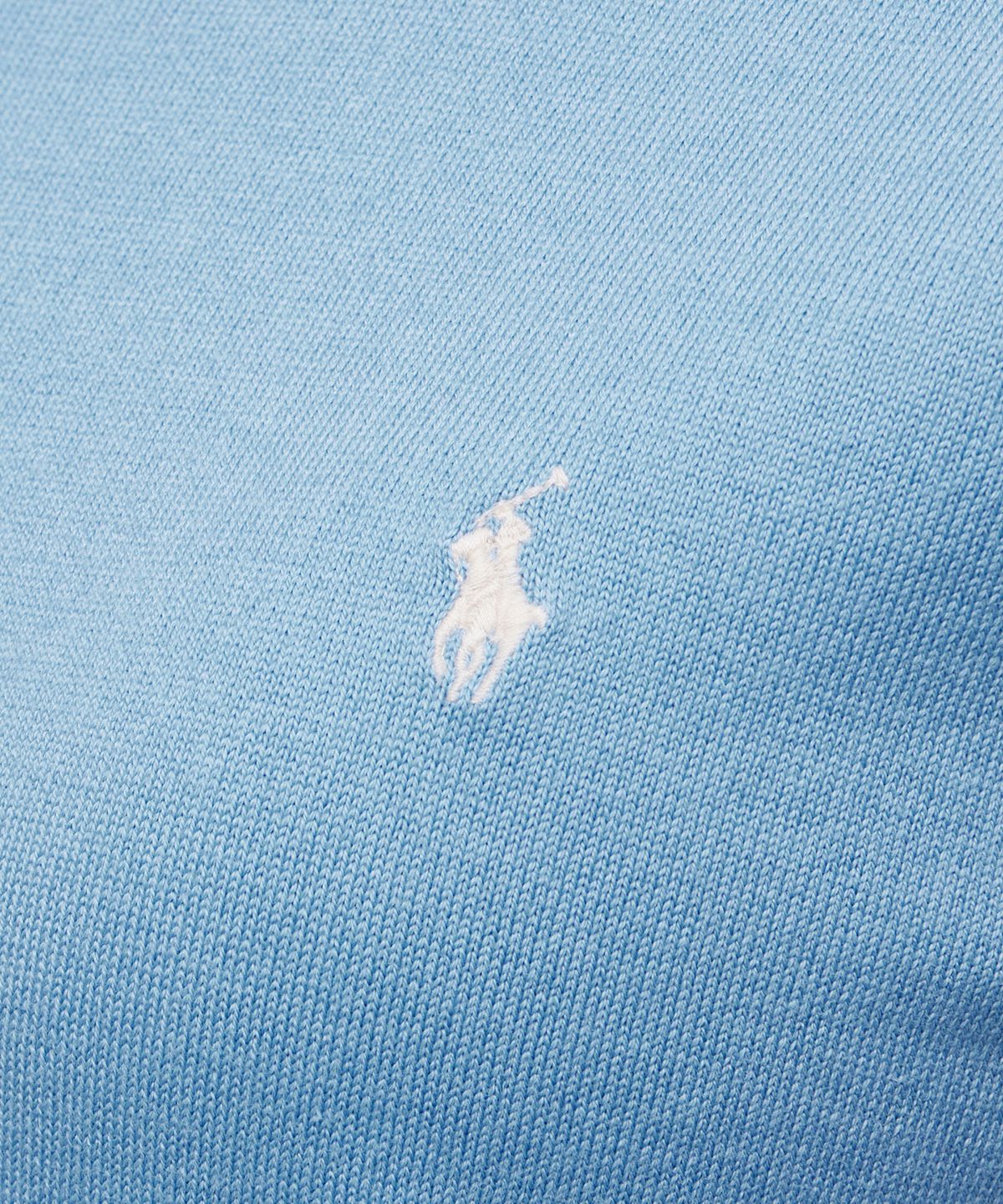 폴로 랄프 로렌(POLO RALPH LAUREN) W 코튼 블렌드 숏 슬리브 스웨터 - 블루
