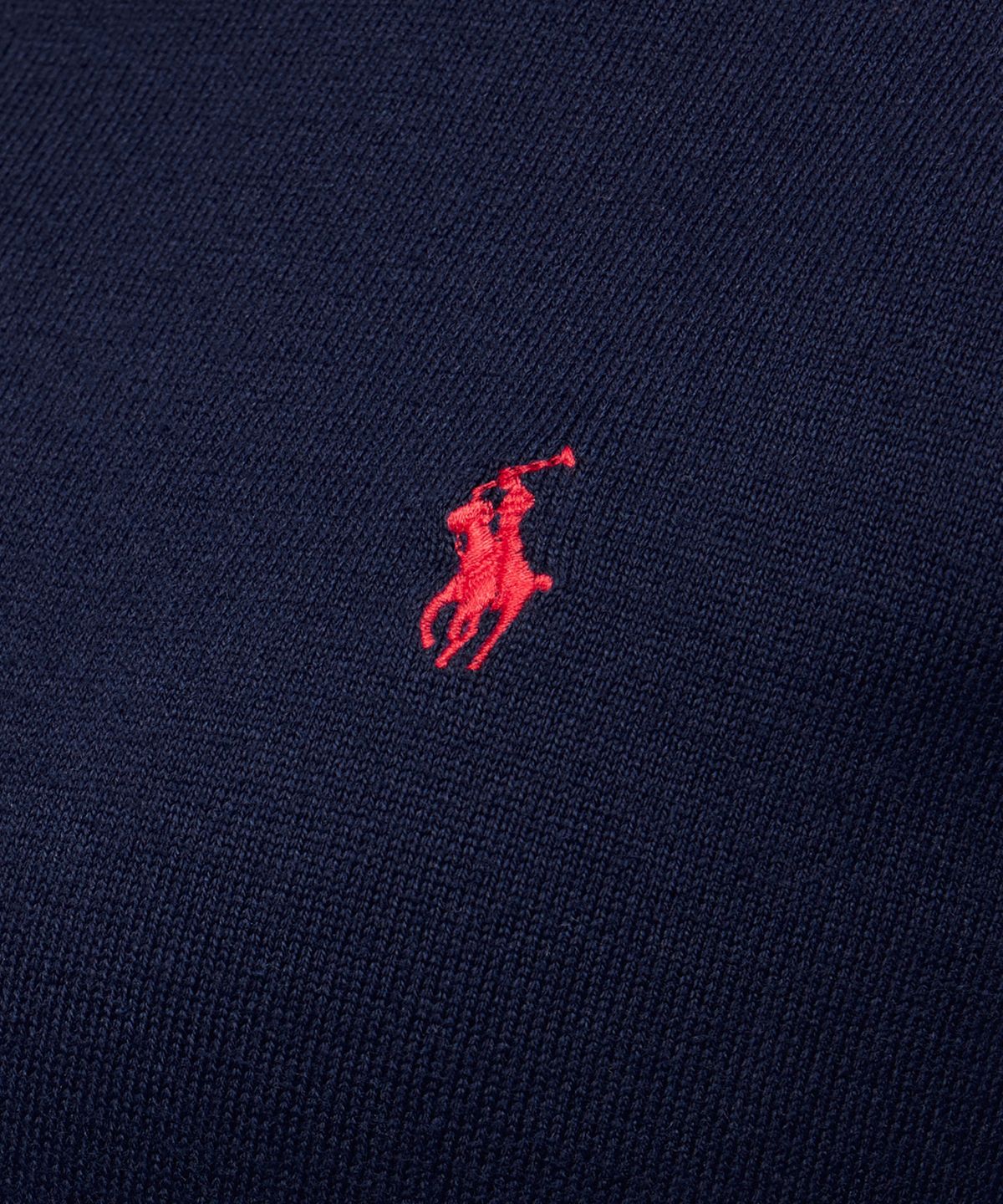 폴로 랄프 로렌(POLO RALPH LAUREN) W 코튼 블렌드 숏 슬리브 스웨터 - 네이비
