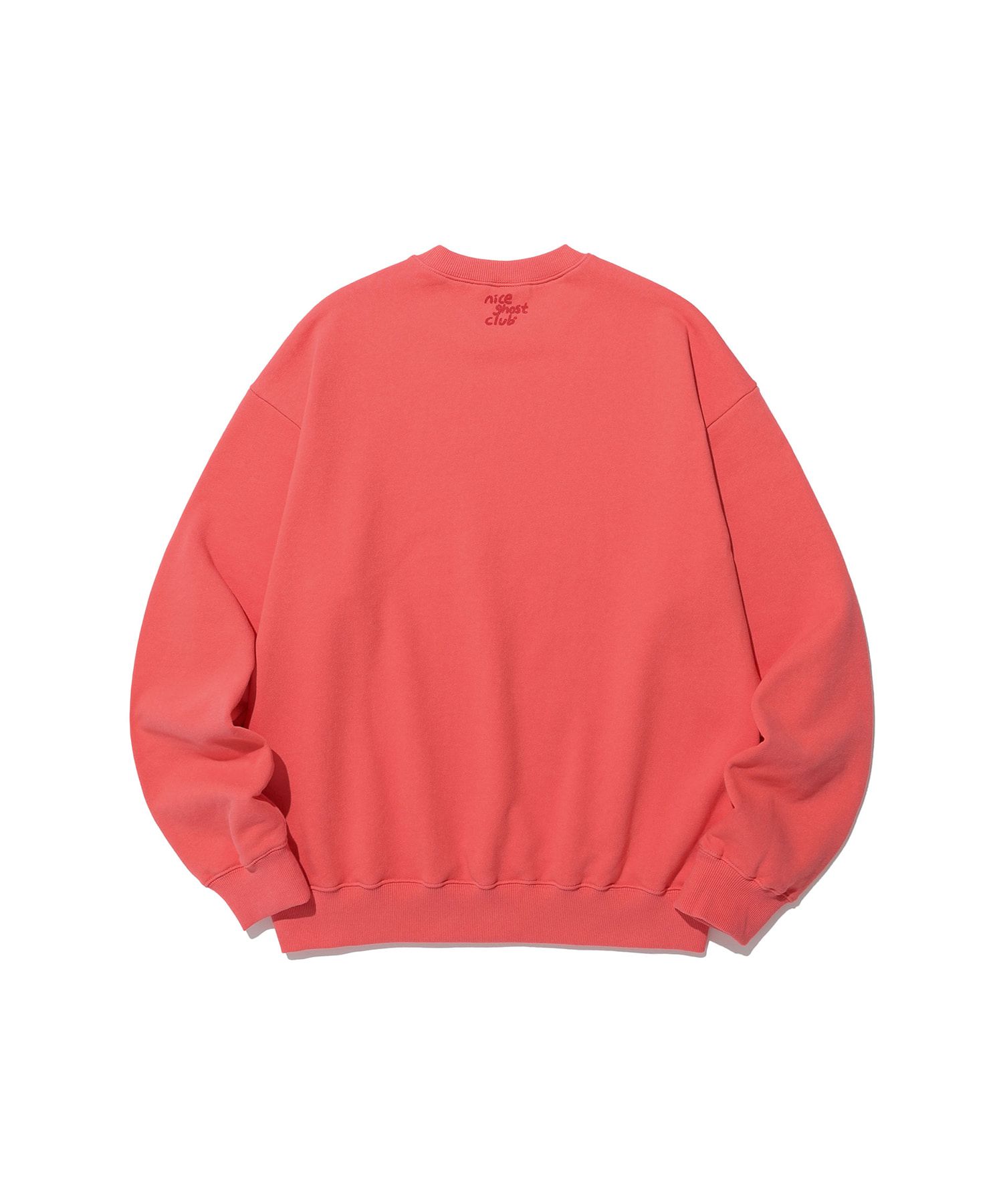 [ NICE GHOST CLUB]★SPRAY PRINT SWEATSHIRTS MUSINSA | NICE GHOST CLUB SPRAY PRINT SWEATSHIRTS_RED