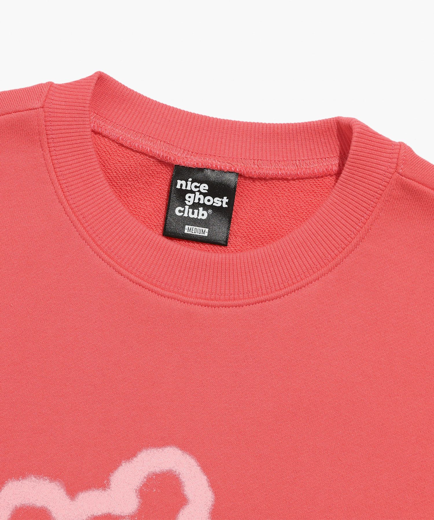 [ NICE GHOST CLUB]★SPRAY PRINT SWEATSHIRTS MUSINSA | NICE GHOST CLUB SPRAY PRINT SWEATSHIRTS_RED