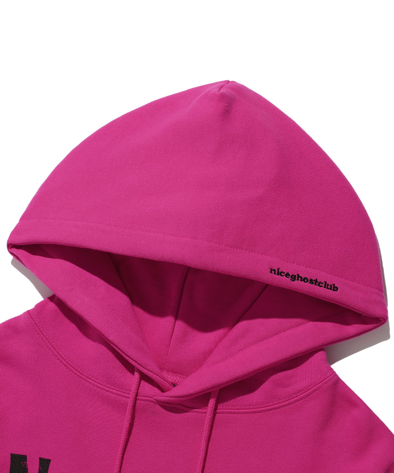 MUSINSA | NICE GHOST CLUB NAMASTE SKELETON HOODIE_PINK