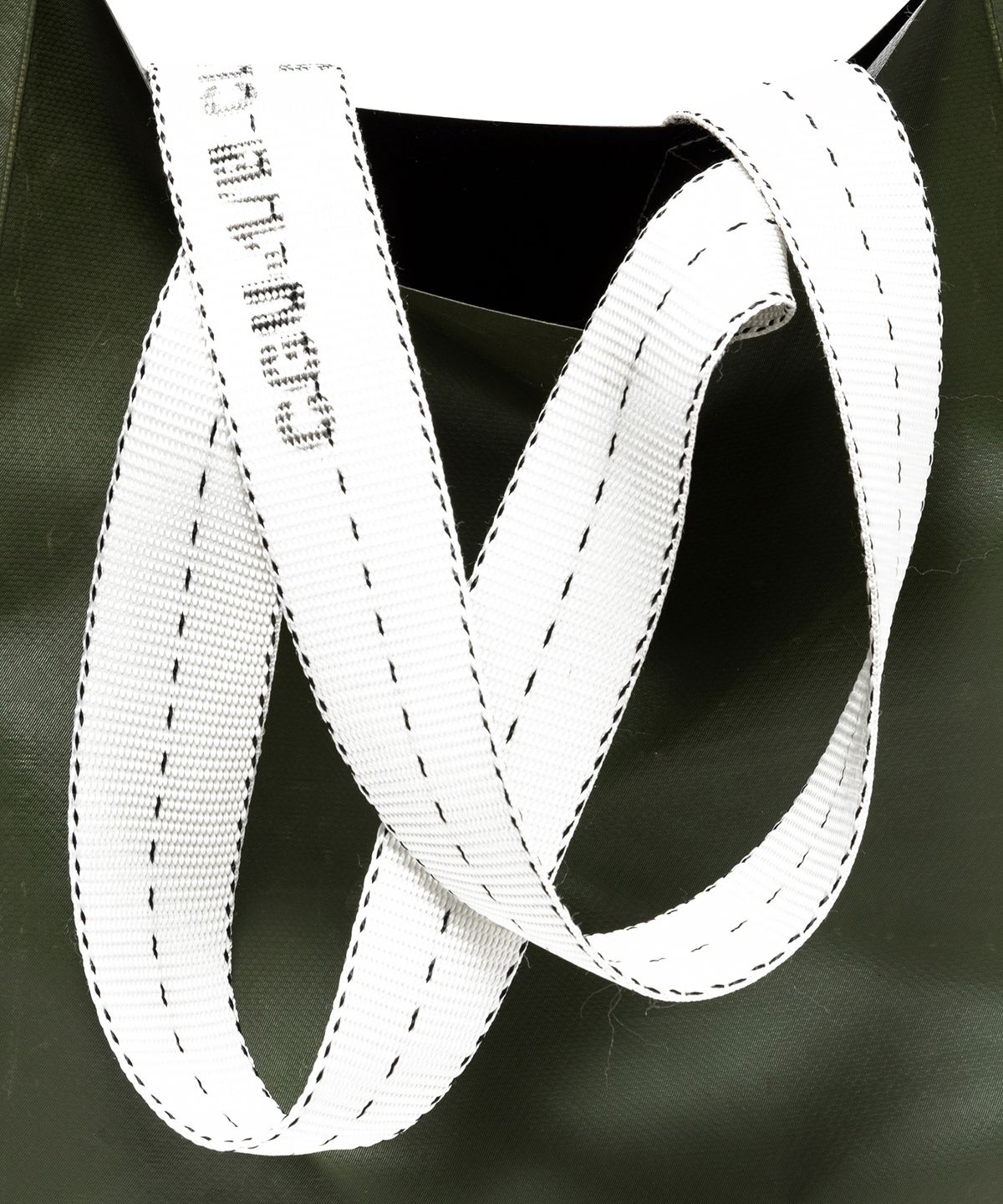 카네이테이(KANEITEI) RATCHET BAR VERTICAL TOTE BAG (OLIVE DRAB) / UPCYCLED