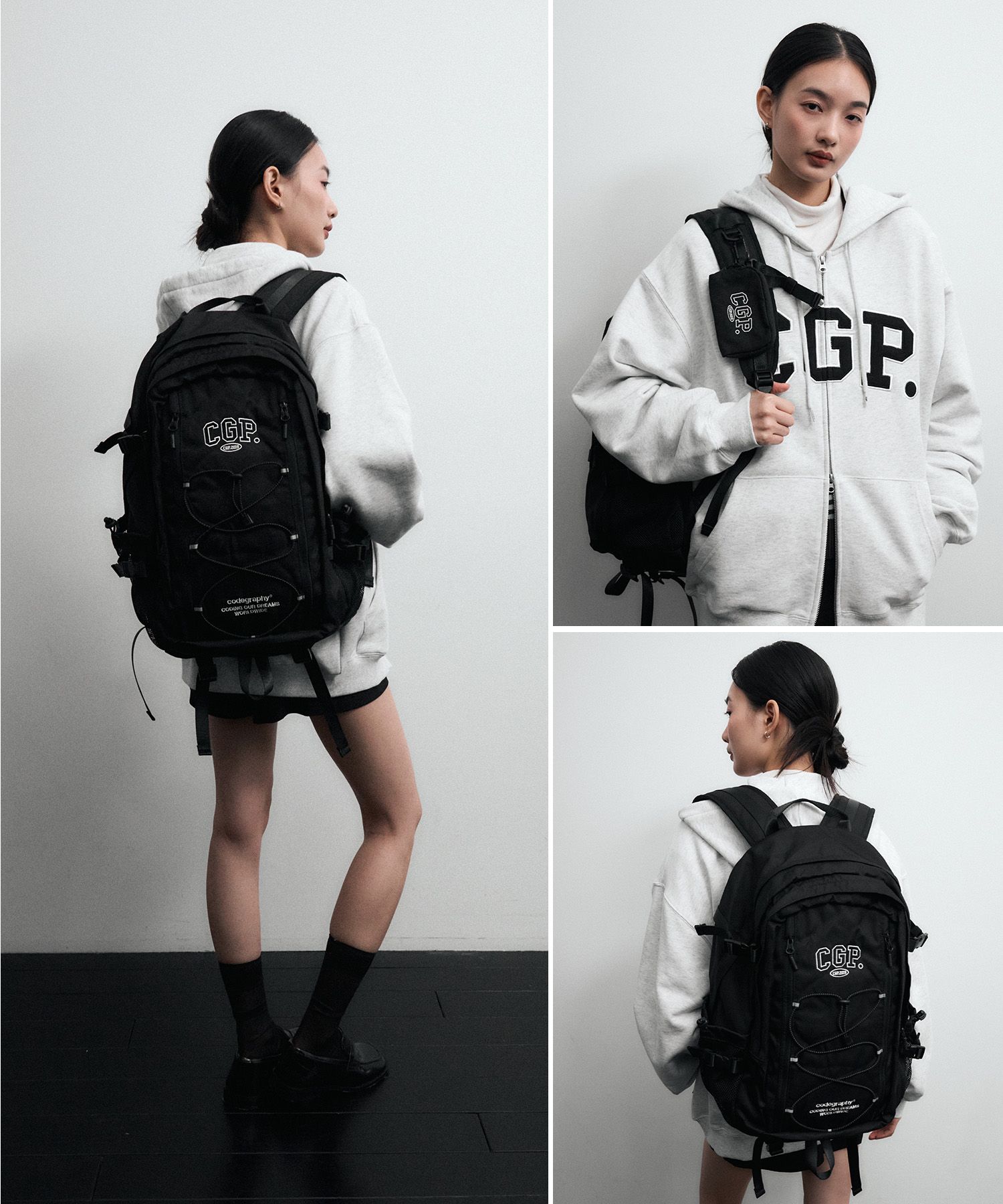 [CODEGRAPHY]★韓国人気★CGP ARCH LOGO BACKPACK CODEGRAPHY]☆韓国人気☆CGP ARCH LOGO BACKPACK (34L)
