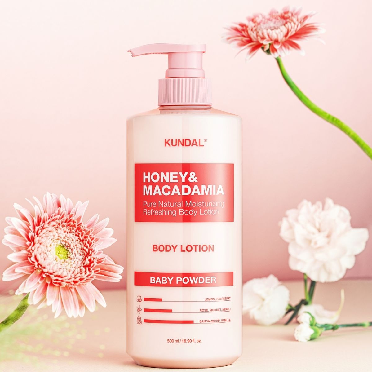 쿤달(KUNDAL) 퍼퓸 바디케어 세트 (바디워시 500ml +바디로션 500ml)+(증정) 바디워시 100ml