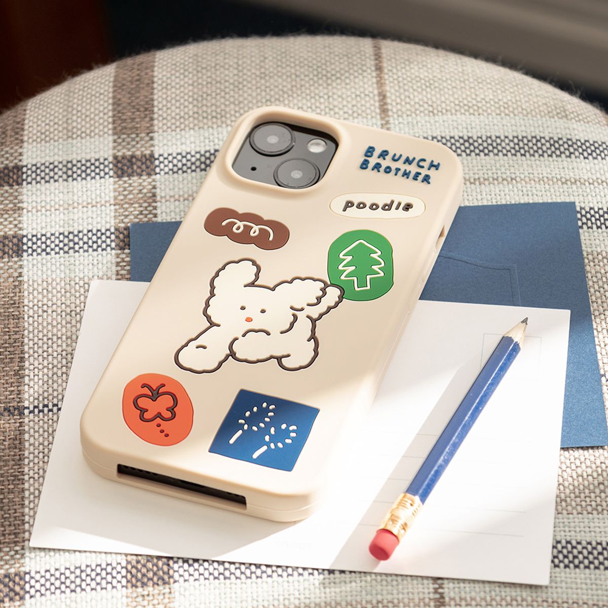브런치브라더(BRUNCH BROTHER) Brunch Brother 푸들 실리콘 케이스 iPhone14