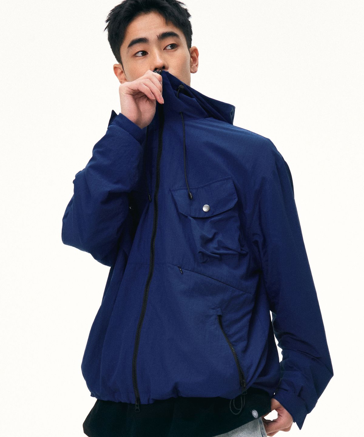 비전스트릿웨어(VISION STREETWEAR) VSW Utility Windbreaker Blue