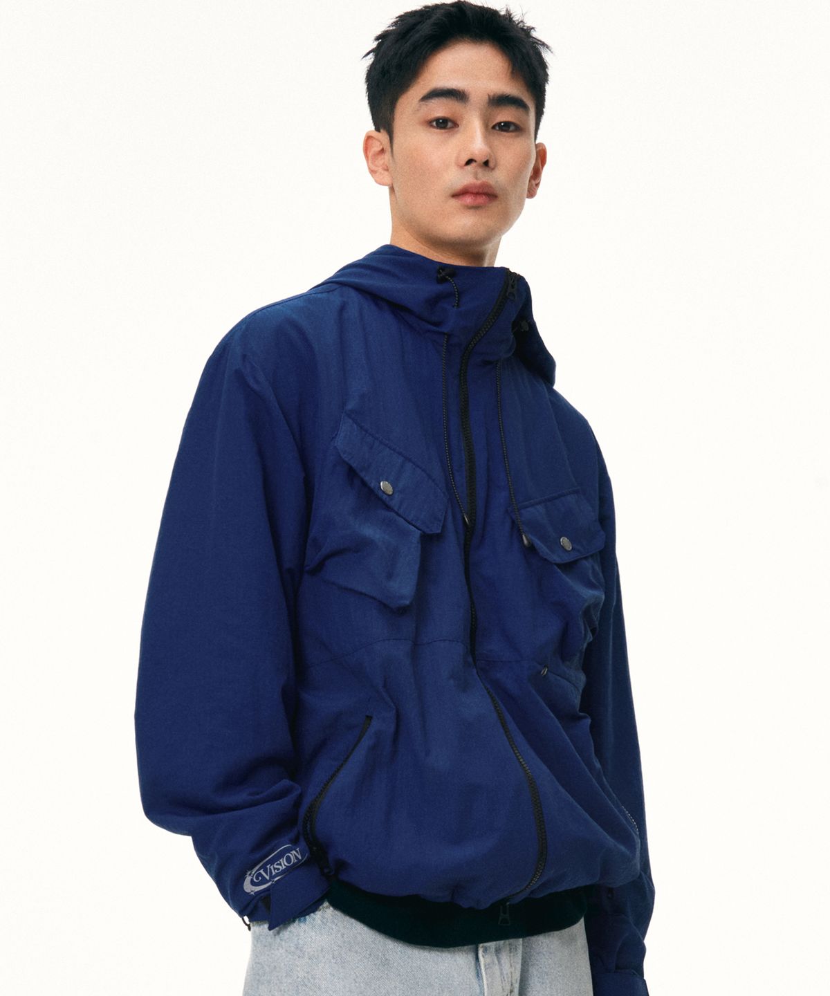 비전스트릿웨어(VISION STREETWEAR) VSW Utility Windbreaker Blue