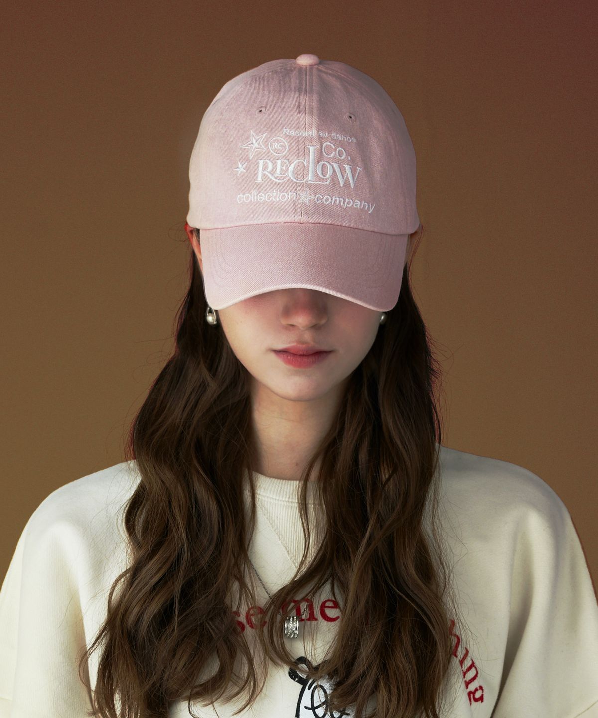리끌로우(RECLOW) RC 트윌STAR RWL 볼캡 LIGHT PINK
